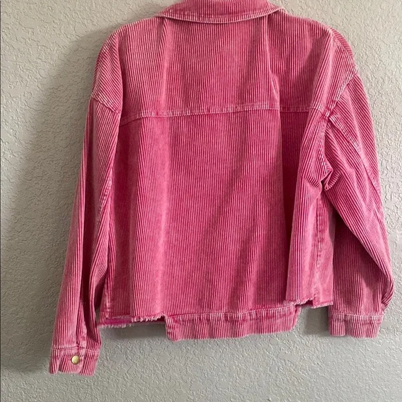 Pink Corduroy Jacket - Picture 3 of 7